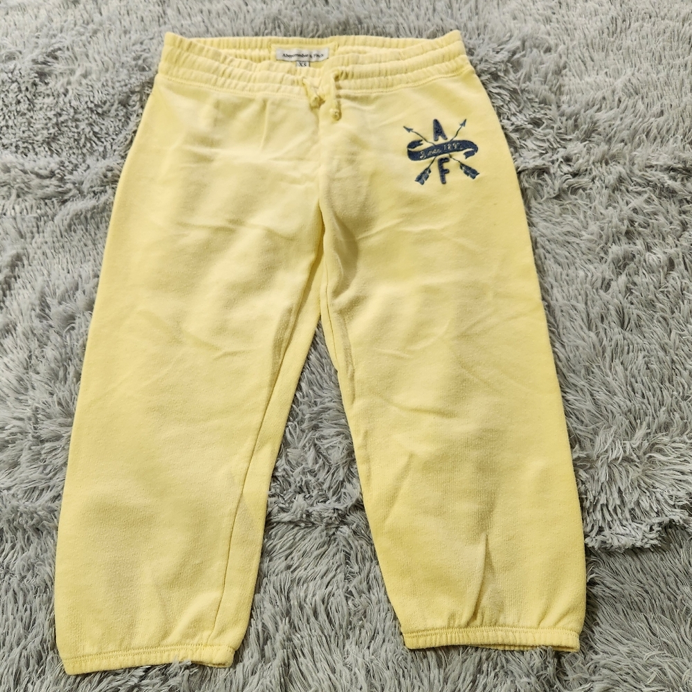 Abercrombie & Fitch Yellow Track Pants